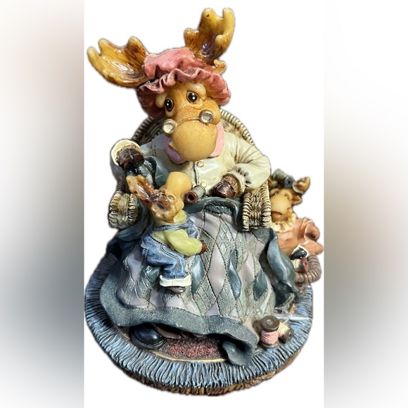 Vintage Mooseberry Farms moose characters 1996 Moose Creek Crossing 1995 - Picture 4 of 16